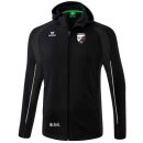 LIGA STAR Trainingsjacke mit Kapuze schwarz/weiß