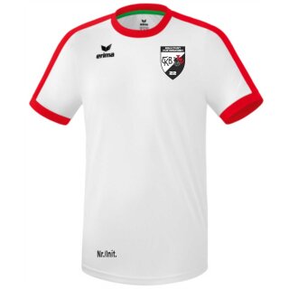 Retro Star Trikot weiß/rot