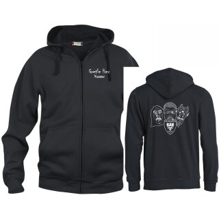 Zip Hoody bedruckt oder gestickt