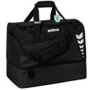 SIX WINGS Sporttasche mit Bodenfach schwarz