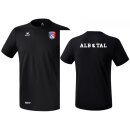 Funktions Teamsport T-Shirt schwarz