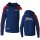 EVO STAR Kapuzensweat new navy/rot
