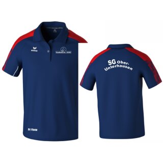 EVO STAR Poloshirt new navy/rot