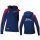EVO STAR Kapuzensweat new navy/rot