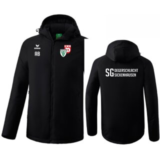 Team Winterjacke schwarz
