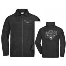 Fleecejacke unisex schwarz