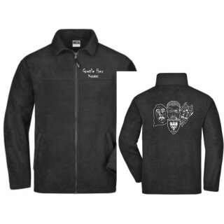 Fleecejacke schwarz unisex
