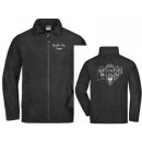 Fleecejacke schwarz unisex
