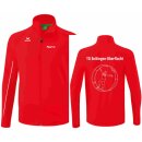 LIGA STAR Polyester Trainingsjacke rot/weiß
