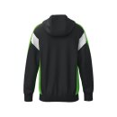 CELEBRATE 125 Training Jacket with hood schwarz/green gecko