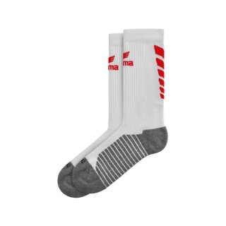 SIX WINGS Socks weiß/rot