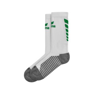 SIX WINGS Socks weiß/smaragd