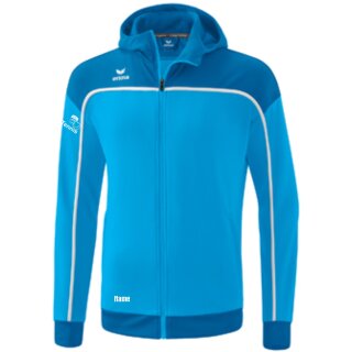 CHANGE by erima Trainingsjacke mit Kapuze curacao/mykonos/weiß