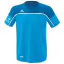 CHANGE by erima T-Shirt curacao/mykonos/weiß