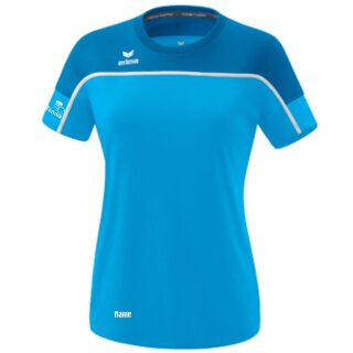 CHANGE by erima T-Shirt curacao/mykonos/weiß