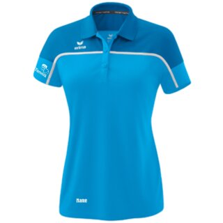 CHANGE by erima Poloshirt curacao/mykonos/weiß