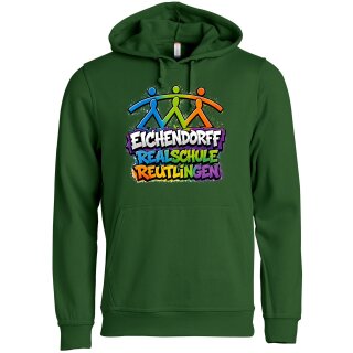 Hoody unisex dunkelgrün