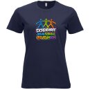 T-Shirt Mädels navy