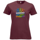T-Shirt Mädels burgundy