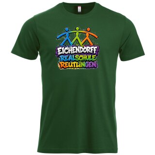 T-Shirt Jungs dunkelgrün