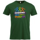 T-Shirt Jungs dunkelgrün