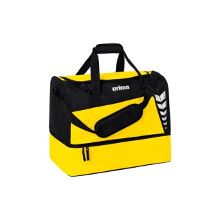 SIX WINGS Sporttasche mit Bodenfach gelb/schwarz