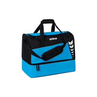 SIX WINGS Sporttasche mit Bodenfach curacao/schwarz