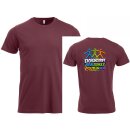 T-Shirt burgundy RS