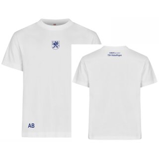 Over-T T-Shirt weiß bestickt