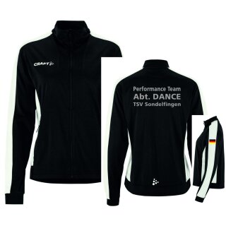 Evolve 2.0 Contrast Full Zip Jacket M + Jr. schwarz/weiß