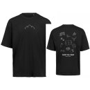 Oversize-Shirt unisex schwarz