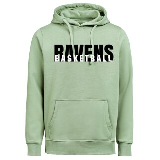 Hoody sage Schriftzug Ravens Basketball