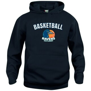 Hoody Kids schwarz Basketball Ravens