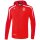 Erima Liga 2.0 Trainingsjacke mit Kapuze rot/dunkelrot/weiß