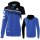 5-C Trainingsjacke mit Kapuze new royal/schwarz/weiß 48