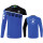5-C Longsleeve new royal/schwarz/weiß XXXL