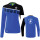 5-C Longsleeve new royal/schwarz/weiß 34