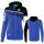 5-C Trainingsjacke mit Kapuze new royal/schwarz/weiß 48