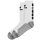 CLASSIC 5-C Socken weiß/schwarz 31-34