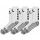 3-Pack CLASSIC 5-C Socken weiß/schwarz 47-50