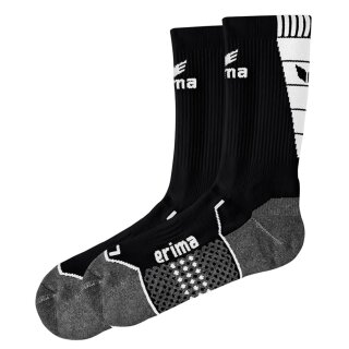 Trainingssocken schwarz/weiß