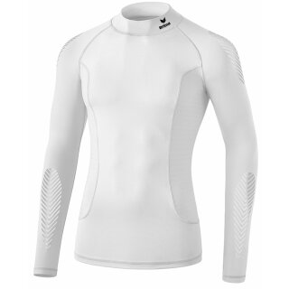 Elemental Longsleeve mit Stehkragen weiß