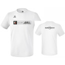 Funktions Teamsport T-Shirt new white