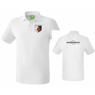 Teamsport Poloshirt weiß