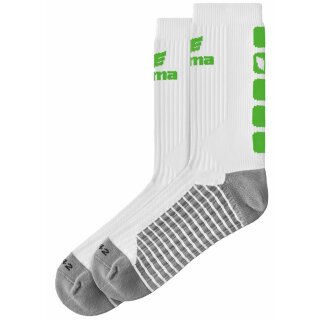 CLASSIC 5-C Socken weiß/green