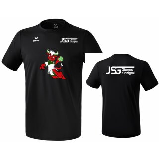 Funktions Teamsport T-Shirt schwarz