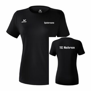 Funktions Teamsport T-Shirt schwarz