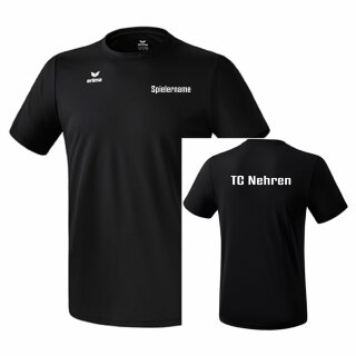 Funktions Teamsport T-Shirt schwarz