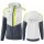 Squad Trainingsjacke mit Kapuze weiß/slate grey/bio lime