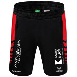 Six Wings Worker Shorts schwarz/rot
